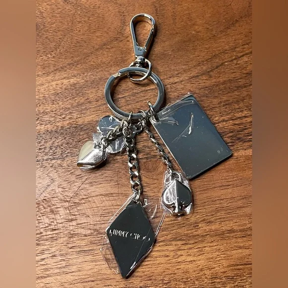 JIMMY CHOO Deck of Cards Bag Charm 6” - Picture 4 of 15